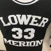 NCAA Lower Merion 33 Bryant Jersey College Men High School College Basketball Red 100% Стич мужские майки размер S-XXL
