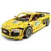 De Audis R8 V10 Snelheid RS5 Automodel Bouwstenen MOC-4463 MOLD KING 13127 1896 + stuks Montagestenen Kinderen Onderwijs Jongen Speelgoed Kerst Verjaardagscadeaus voor kinderen