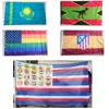 Custom 3x5 2x3 elke grootte vlaggen, 100% polyester weefsel, voor buitenbanners reclame, gratis verzending