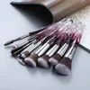 Profesjonalne pędzle do makijażu 12 sztuk Diamentowy Zestaw Szczotki Gradient Kolorowe Shimmer Brush Cosmetics Fundation Proszek Eyeshadow Zestaw Szczotki Beauty