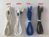 2.1A 1M Nylon Micro / Typec-kabels Snelle oplaaddraad C USB-telefoon oplaadkabel