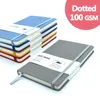 A5 رصاصة منقط مجلة مخطط القماش الغلاف هجاء 100gsm 160 صفحات المنقطة دفتر occeschool اللوازم المفكرة القرطاسية T200727