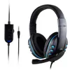 Hörlurar 35mm Wired Gaming Headset Earphones Musik Mikrofon för PS4 Play Station 4 Game PC Chat Computer With Microphone1298460