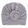 Solidny kolor Baby Volume Flower Hat Rose Ear Muffs czapki czapki czapki czapki czapki Dzieci Czerwone czarne krople statek