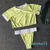 Nuovo Crop Top Costumi da bagno per donna Bikini Set 2019 Sexy bikini a manica corta Costume da bagno Donna Biquini Ladies Summer Beach Swim Wear Bat5130691