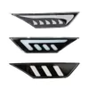 2PCS Für Honda Civic 2016-2021 LED Seite Marker Blinker Lampe licht (Bernstein) lauflicht/Position lichter (weiß)