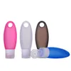 1pc 98ml Makeup Refillable Bottles Portable Empty Silicone Travel Packing Press Bottle for Lotion Shampoo Bath Container