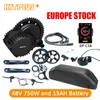 Bafang BBS02B Mid Drive Motor Kit 48V 8Fun 750W mit 13AH Unterrohrbatterie Ebike Elektrofahrrad