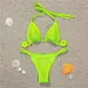 Bling Rhinestone Micro Bikini Женский купальник Женские купальники Стринги Комплект бикини Купальник Купальный костюм Swim Lady2050586