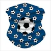 Maski Magic Ball Print Turban Football Mleko Jedwabne Kolarstwo Kerchief Głowy DustPoof Scarve Outdoor Wymienny Drukowanie wielokrotnego użytku Maska Lsk584