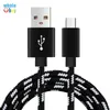 1m 3FT 2A Fast Laddning Micro / Typ C USB-kabel för Android Mobiltelefon Data Sync Charger Cable för Samsung Xiaomi Huawei