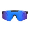 2021オリジナルピットバイパースポーツGoogle Tr90偏光サングラス男性/女性の屋外の防風アイウェア100％UVミラーレンズギフト