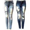 2020 Dames Skinny Hole Ripped Jeans Mode Vrouwen Baggar Broek Hoge Kwaliteit Medium Taille Denim Biker Jeans Vrouwelijke Potlood Broek S-2XL