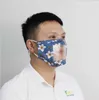 Maskers Liptaalmasker Transparant venster Zichtbare mondafdekking Doofstomme masker Wasbare gezichtsmaskers Outdoor katoenen beschermend masker LSK439