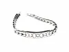 Bracciale a catena in argento sterling 925 di alta qualità Bracciale con teschio di elfo per braccialetti unisex Fornitura di accessori moda in argento