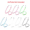 Headphone Accessories Silicone Earphone Holder Cable For Airpods Airpod anti-lost Neck Strap Wireless Headphone String Rope Cord DHL FEDEX FREE SHIP