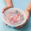 Other Bakeware 6PCS Stretch Lids Universal Food Wrap Bowl Pot Lid Silicone Cover Pan Cooking Kitchen Accessories