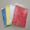 3000pcs Disposable PE Raincoat Adulto Um tempo de Emergência impermeável capa Poncho Viagem Camping Deve chover Brasão Outdoor Rainwear SN23