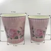 D12.5xH14cm Vaso di nozze Decor Decor Tub Vasca in metallo Dry Flowers Iron Home Decorazione Partito Decorazione Della Tavola Centralivola all'ingrosso