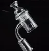 DHL 10mm 14mm 18mm Femelle Mâle Core Reactor 45 90 Degrés Quartz Banger Nail avec UFO Spinning Carb Cap Pour Bongs En Verre