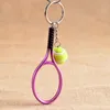 Epacket DHL envío gratis Mini tenis raqueta de tenis llavero personalidad creativa DAKR158 orden de mezcla llavero llavero