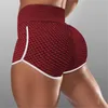 Shorts de treinamento feminino esporte treino malha jogging esportes fitness sólido correndo cintura alta yoga calças 14019940