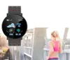 119 plus montre-bracelet intelligente tracker de fitness à écran tactile unique avec moniteur de pression artérielle de fréquence cardiaque montres de sport étanches