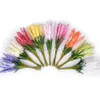 Mini Pe Lavendel Artificial Flowers for Wedding Home Decoration DIY Craft Present Bride Wreath Scrapbooking Fake Flower