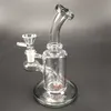 5.9Inch mini-heady glazen water bong waterpijp 14mm gewrichtsdab rig voor roken accessoires (willekeurige kleur)