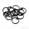 Newest Surgical Steel Captive Bead Hoop CBR Earrings Belly Lip Eyebrow Nipple Helix Tragus Stud Nose Ring Body Piercing Jewelry