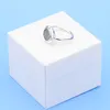 925 Sterling Srebrne logo Pierścień z oryginalnym pudełkiem dla Pandora CZ Diamond Designer Jewelry For Women Girlfrienda