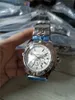 Hoge kwaliteit Mannelijke roestvrijstalen Horloges Quartz Stopwatch Man Polshorloge Zwart Dail BL11
