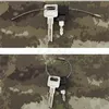 Moda Ze Stali Nierdzewnej Brelok Mental Clip Break Chain Snap Hook Breloczek Kabel Kabel Kabel Śruba Ringet Keychain na Piesze wycieczki na świeżym powietrzu