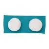 Children Girls Fashion Double Plush Ball Headband Baby Hair Bands Kids Girls Width Head Bands Hair Accessories Princess Headwear