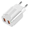 듀얼 5V 2.4A EU US USB Wall Charger QC3.0 iPhone 11 12 13 14 15 Pro Max Samsung Andriod 전화 PC MP3 용 전원 어댑터