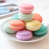 Candy Macaron Jewelry Box Mini Jewelry Rings أقراط القلادات صناديق التخزين التغليف