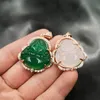 Ganzes S925 versilberte maitreya agate Anhänger MICRO INLAY BUNDE JADE BUDDHA PENDEN HALTE KILE FÜR Women3569744