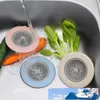 Küchenspüle Sieb Silikon Weizenstroh Badezimmer Dusche Abfluss Waschbecken Abflüsse Haarfilter Kanalisation Anti-Verstopfung Umweltfreundlicher Filter BH0533 TQQ