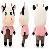 30cm 45 centímetros Kawaii Bicho de Pelúcia Plush Vaca Gado de Leite brinquedo de pelúcia macia pelúcia bonecas brinquedos para as crianças F58 presente