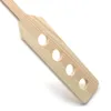 38cm Trous Découpe En Bois Paddle Bambou Spanking Paddles Adult Sex Toys Flogger Couples jeu CX200718