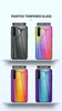 Cassa del telefono in vetro temperato con design in fibra di carbonio sfumato lucido per Oneplus Nord N100 N10 8 Pro 7 Pro 7T 6T 6 5 T