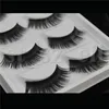 5 paia scatola trasparente falsa falsa ciglia sudicio Croce spesso naturale degli occhi Lashes professionale di trucco di punte obeso falsi lunghi Lashesl Eye