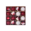 6cm de Noël Boules de Hanging / lot PVC Arbre de Noël Décoration Boule Xmas Party arbre porte Hanging ornements