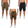 Été hommes Camouflage Shorts mode genou longueur décontracté pantalon court tactique Camouflage Cargo Shorts multi-poches Shorts