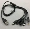 5 in 1 USB 12m Caricatore Carichi di ricarica Cavi per Nintendo NDSL NDSI XL 3DS PSP Wii U GBA SP8853973