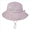 Bébé seau casquette enfants soleil pêcheur chapeaux rond haut large bord pêcheur chapeau garçons filles été plage casquettes décontracté enfants cadeau accessoires de mode LSK208