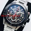 XF Factory Edelstahl Casual Watch Aerodyne Dual Time Zone Sapphire Waterfeste Herren Uhren Schweizer 2824 Automatisch Chronograph 9545770