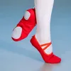 Chaussures de danse de Ballet Pointe de danse en soie avec ruban pour enfants filles femmes chaussures plates souples chaussons de Fitness confortables