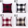 Plaid Taie d'oreiller Plaine Solide Taie d'oreiller Mode Bureau Canapé Housse de Coussin Jeter Taie D'oreiller Literie Taie d'oreiller Textiles de Maison Décor LSK281