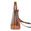 Crocodile Pattern Genuine Leather Women Handbag High Quality Female Vintage Messenger Shoulder Crossbody Bags Tote Shell Bag2314